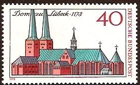 Germany 1973 Lubeck Cathedral Anniversary. SG1672.